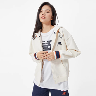 New Balance NB女款休闲舒适连帽卫衣针织外套AWJ13304-IV