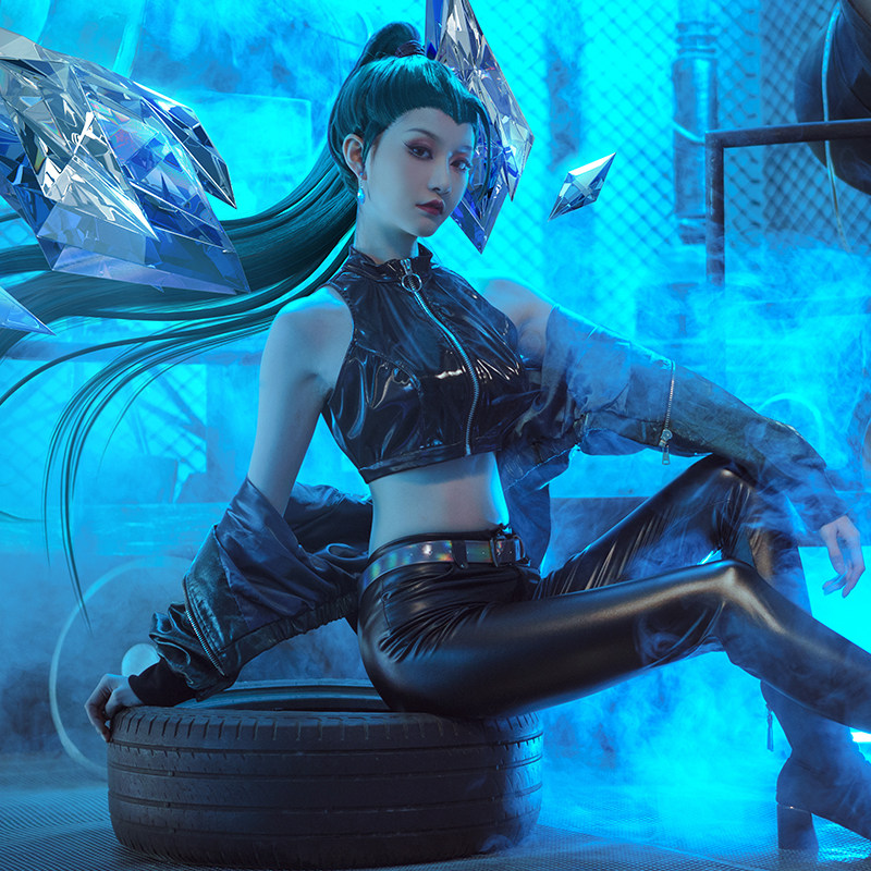 三分妄想lol卡莎cosplay服装kda2020女团游戏套装cosply服装女 - 三分