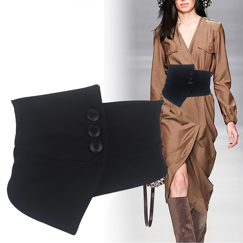 腰带女装饰连衣裙宽百搭