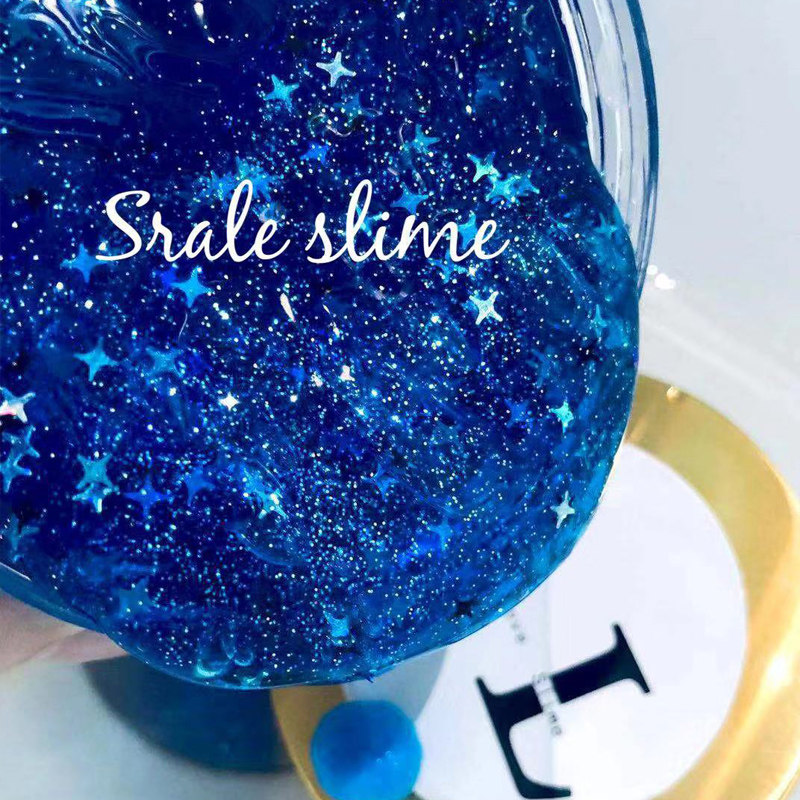 网红星空水晶泥史莱姆起泡胶透明液态玻璃安全无毒礼物少女全套装