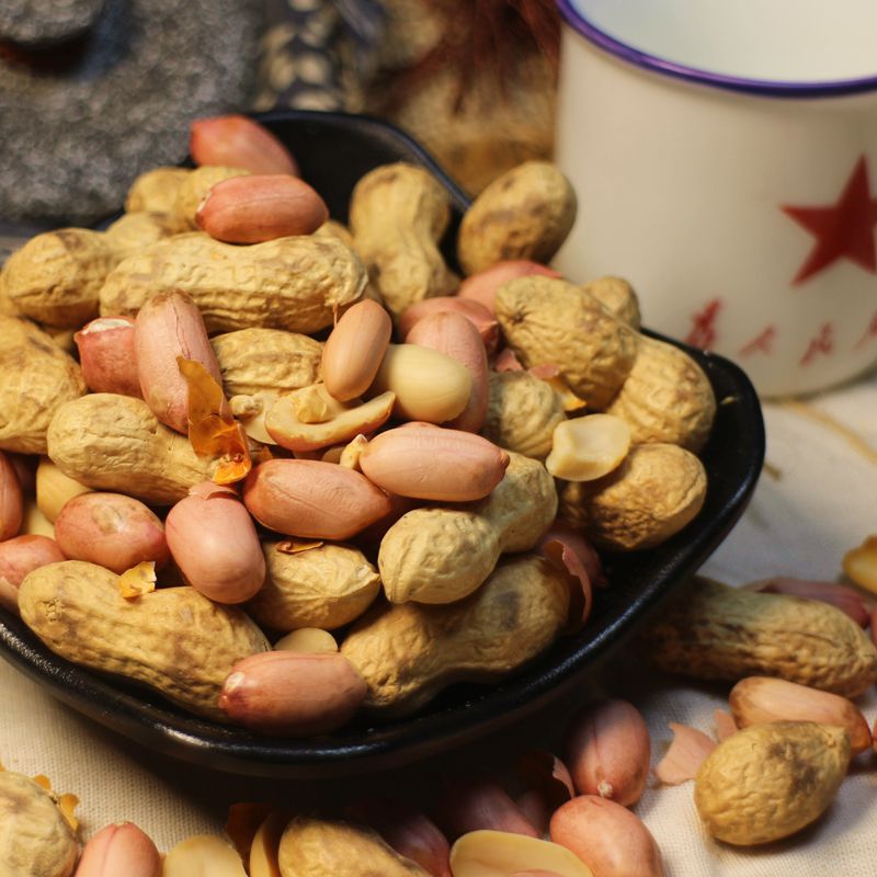 农家炒花生