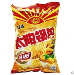 太阳锅巴 陕西特产 豆香麻辣味  休闲食品零食小吃 50g 20袋包邮