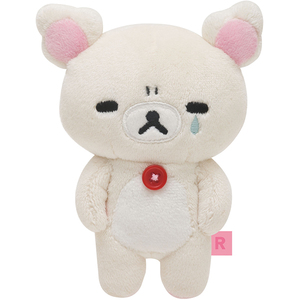 日本正版rilakkuma松弛熊 白熊迷你公仔摆设礼物玩偶(哭)