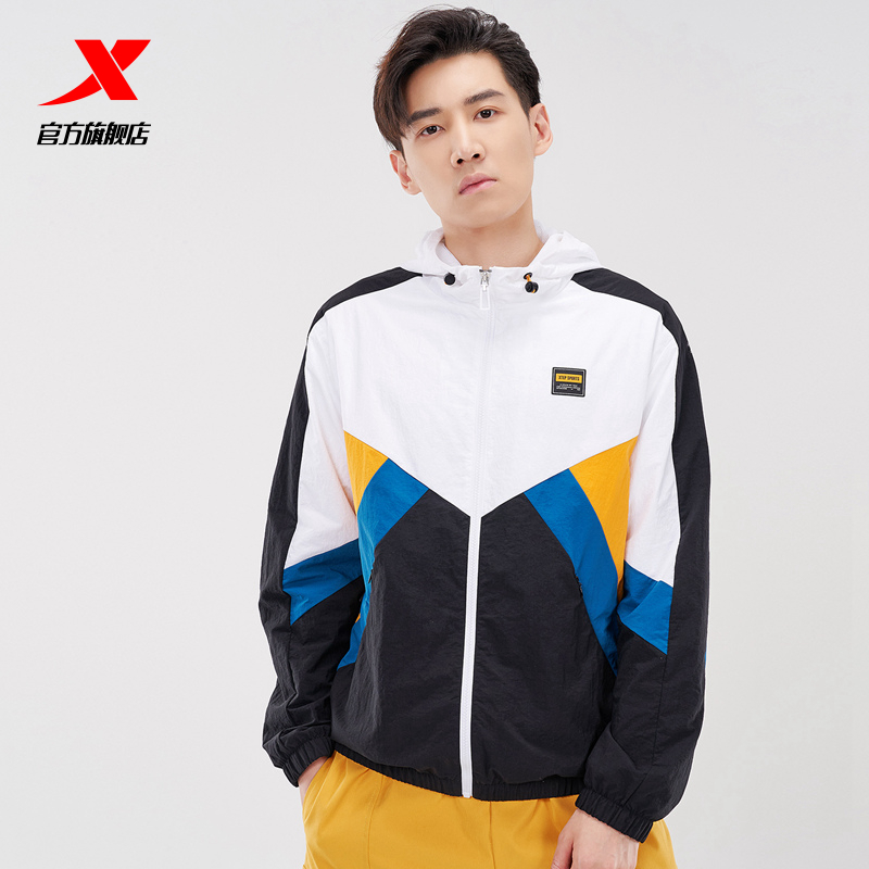 Xtep coat Hooded double-deck Jacket 2022 Spring new pattern men's wear motion jacket 979329120200in the Sportswear/Casual Clothing , Sport coat category - from Buy2taobao.com to provide professional Taobao agent buy service