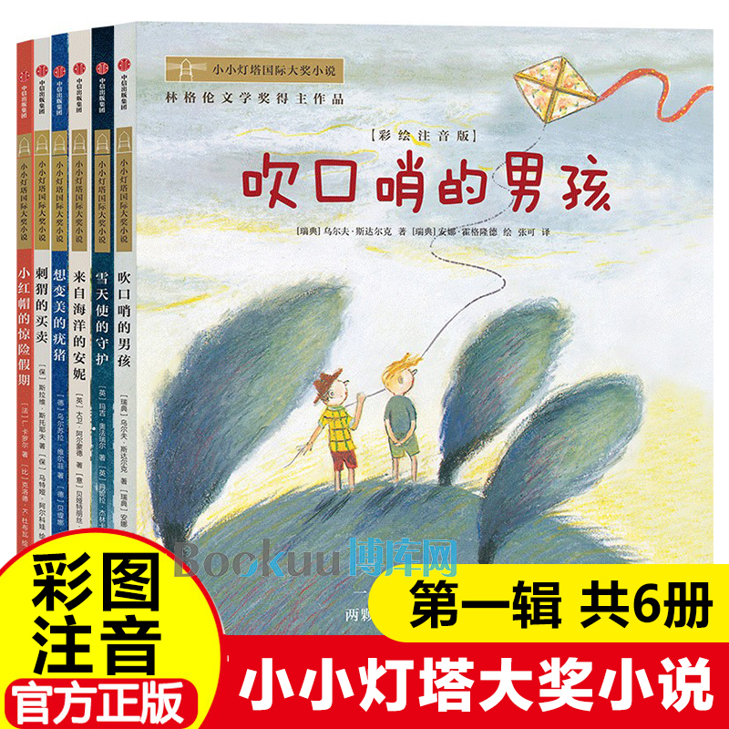 小小灯塔国际大奖小说注音版全套6册吹口哨的男孩来自海洋的安妮雪天使的守护小红帽的惊险假期想变美疣猪一二年级小学生课外书籍