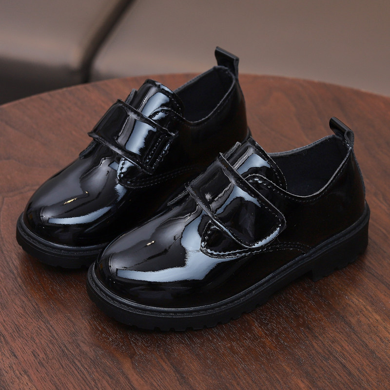 男童皮鞋黑色2021春秋款儿童表演鞋女童小皮鞋学生中大童演出皮鞋