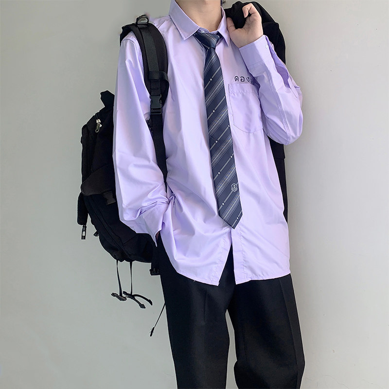 木村叔dk男装原创泰国泰式校服免烫学生学院风jk制服衬衫男女正版