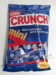 美国进口NESTLE CRUNCH 雀巢脆米巧克力 迷你甘脆巧克力 500g