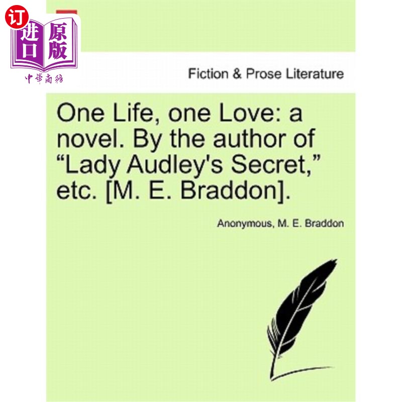 海外直订One Life, One Love: A Novel. by the Author of 