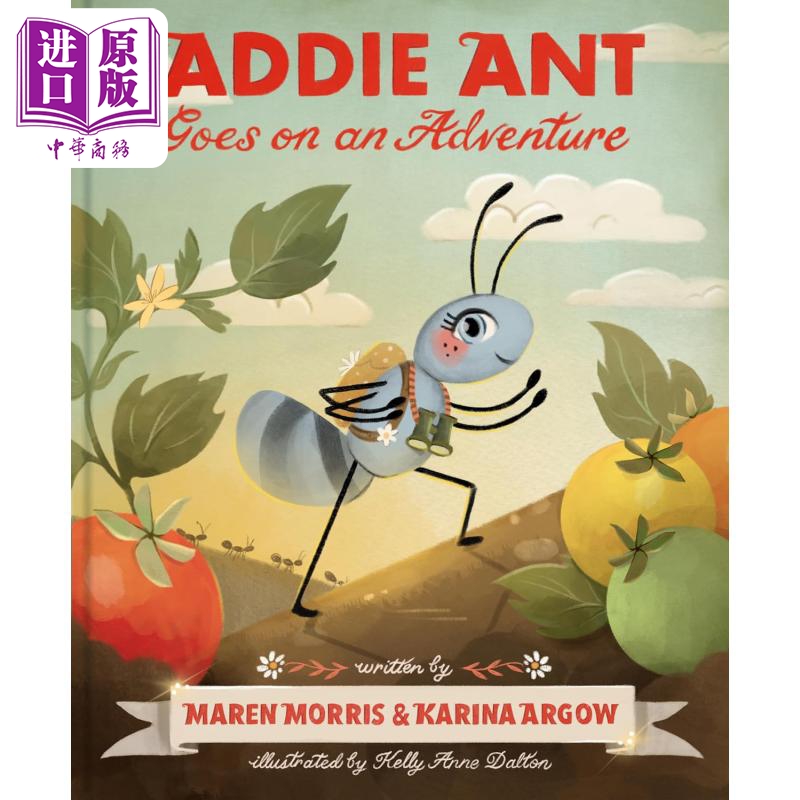 蚂蚁艾迪的冒险之旅 Addie Ant Goes on an Adventure 英文原版 儿童绘本 动物故事图画书 精装精品绘本 进口图书【中商原版?