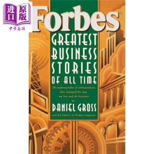 现货 福布斯有史以来伟大的商业故事 Forbes Greatest Business Stories Of All Time 英文原版 Forbes Magazine Staff wiley