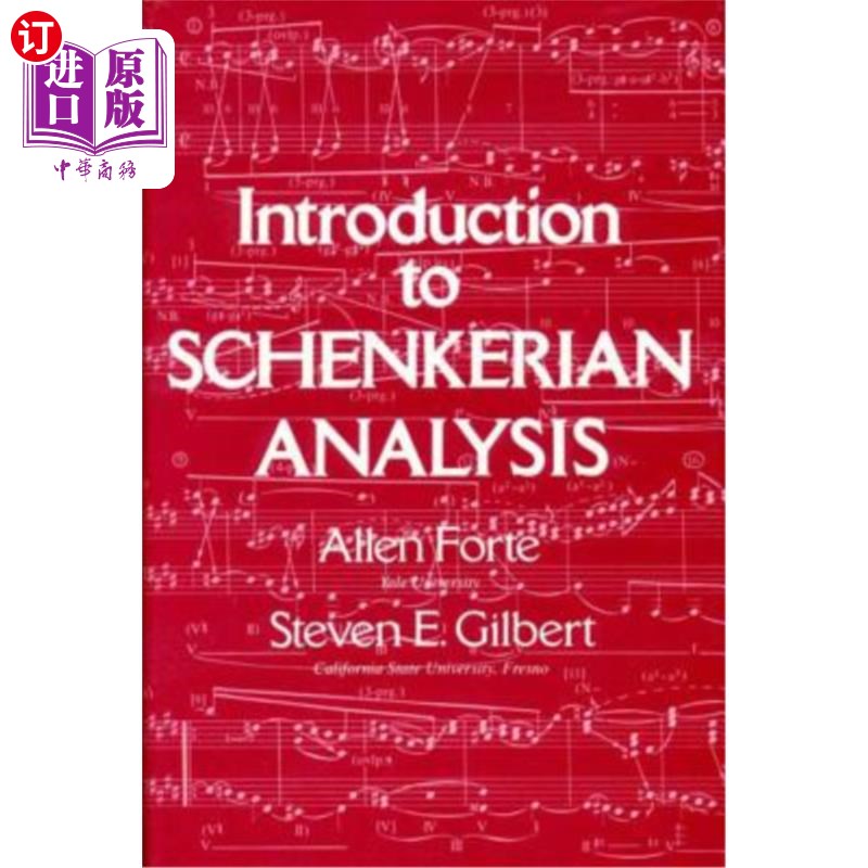 海外直订Introduction to Schenkerian Analysis: Form and Content in Tonal Music 申克分析导论:调性音乐的形式与内容