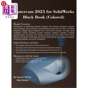 海外直订Mastercam 2023 for SolidWorks Black Book (Colored) Mastercam 2023 for SolidWorks Black Book(彩色)