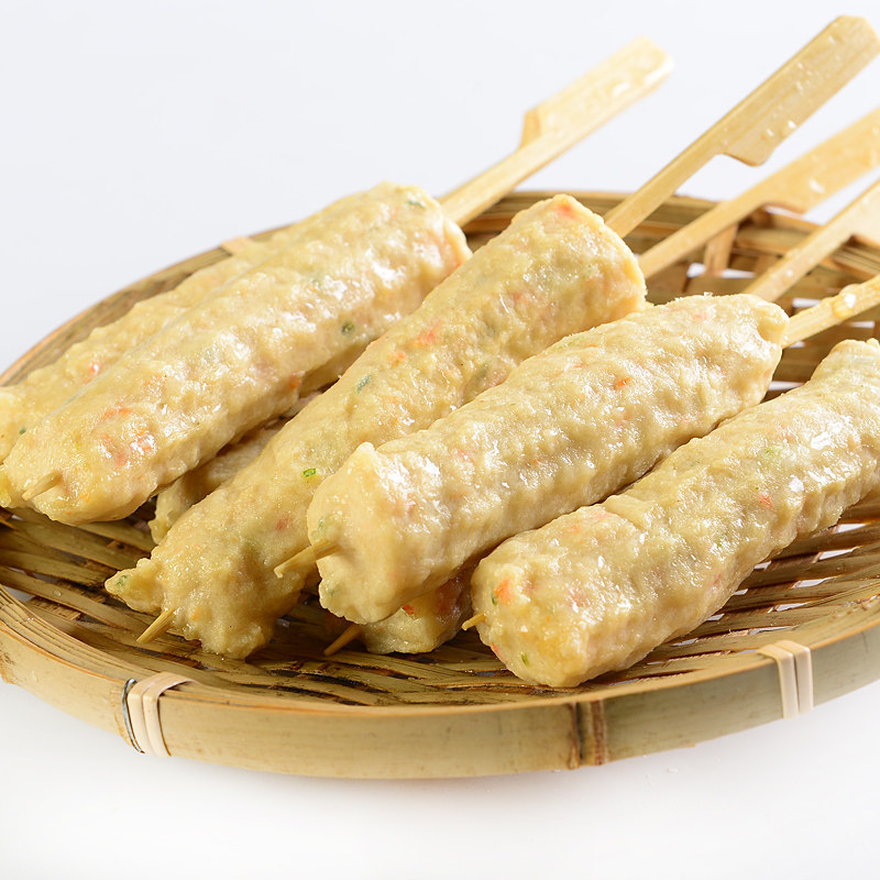 鸡肉蔬菜卷串关东煮食材涮锅食材丸子冷冻肉丸豆捞火锅10串