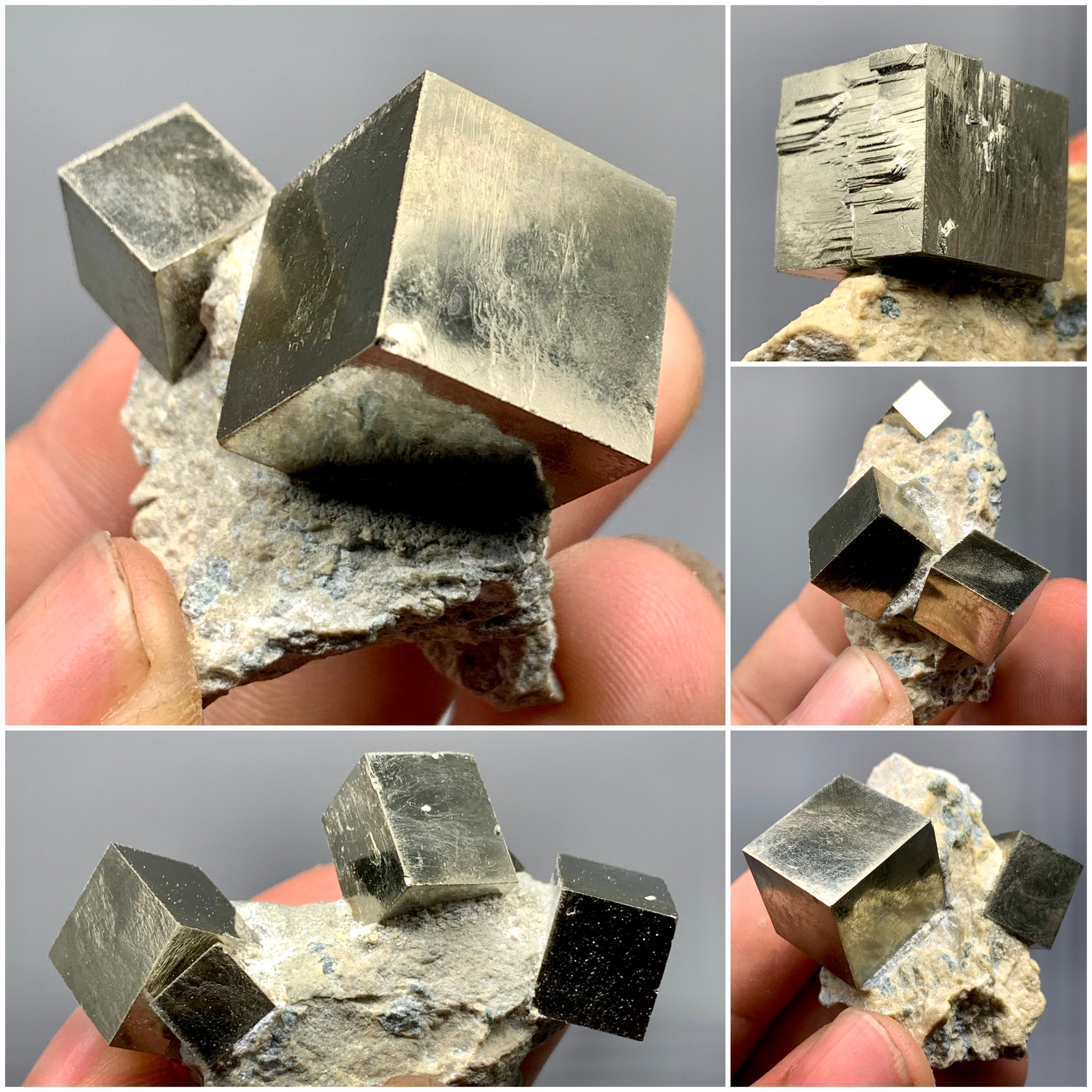 西班牙黄铁矿立方体矿物晶体教学标本矿石原石收藏石头摆件地质
