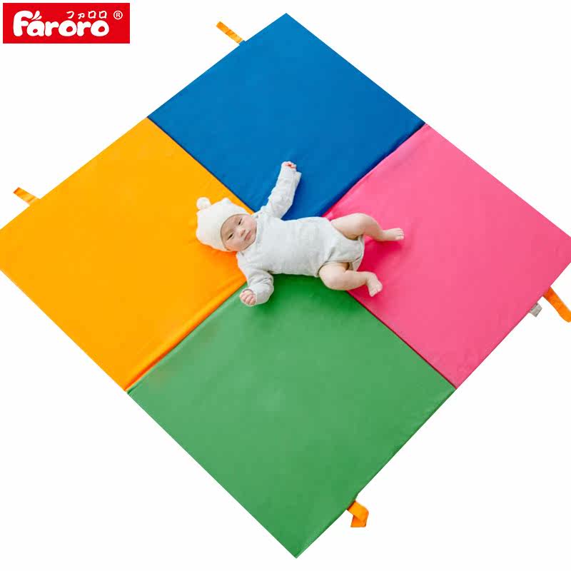 faroro宝宝爬行垫进口婴儿儿童爬爬垫4cm加厚客厅小孩游戏垫_不打折