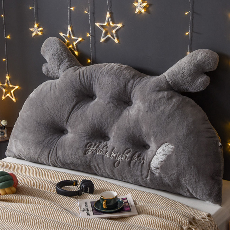 卡通床头靠垫大靠背软包可爱床上靠枕可拆洗客厅榻榻米儿童靠背垫