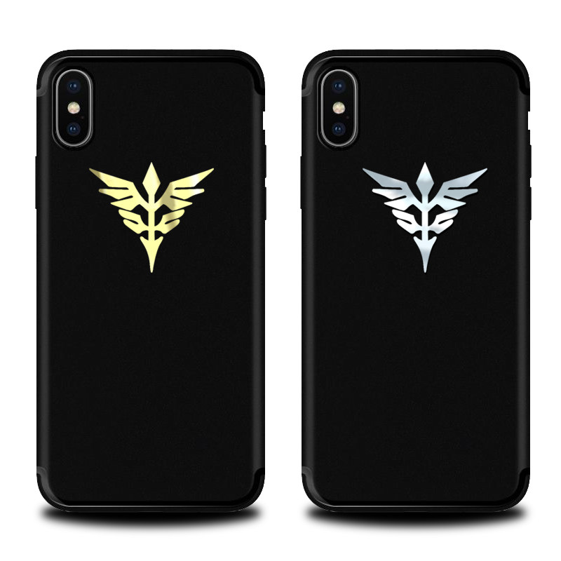 gundam机动战士高达徽章纹章标志手机贴纸新吉翁残党军徽章金属贴