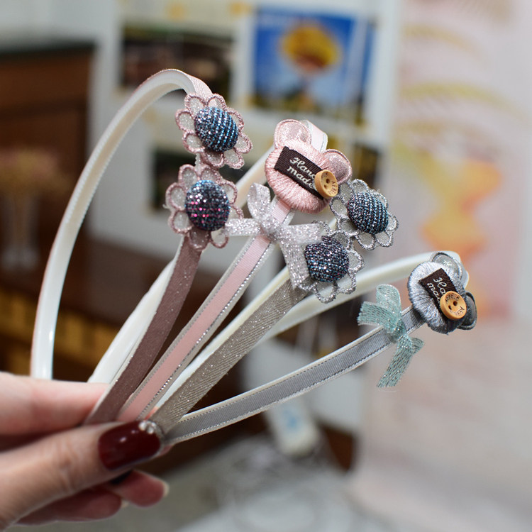 发箍女发卡儿童韩版可爱公主发饰发窟刘海夹小女孩带齿防滑头箍