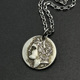 希腊神话奥林匹斯十二主神谷物丰收女神德墨忒尔硬币吊坠古币项链