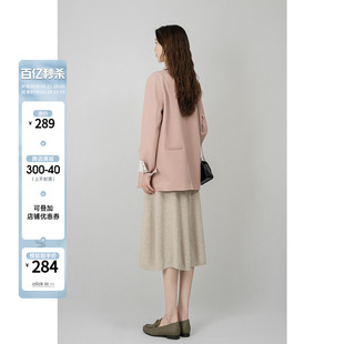 WAVY EGG波浪蛋韩版西装外套女春季拼接设计感气质百搭高级小西服