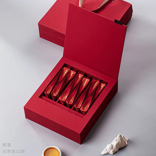 高档茶叶盒包装盒装空礼盒二两红茶岩茶大红袍肉桂小泡袋装可定制