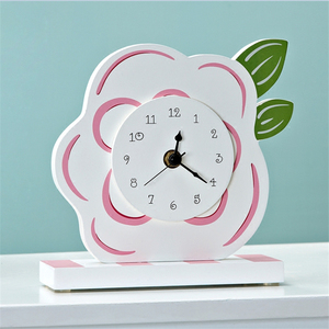 欧式花朵钟表图片