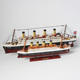大号泰坦尼克号模型木质帆船装饰品客厅仿真游轮成品轮船精品摆件