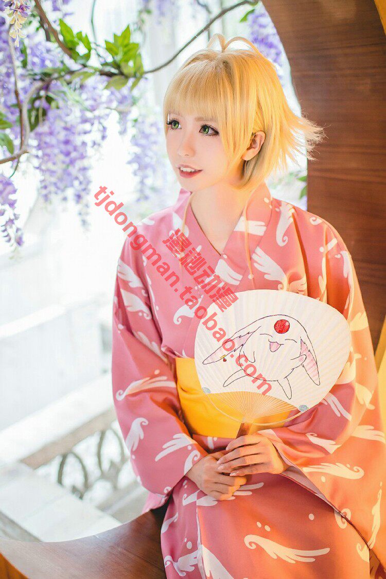 翼年代记 小樱公主 浴衣 cosplay定做 承接各种动漫服装假发定制