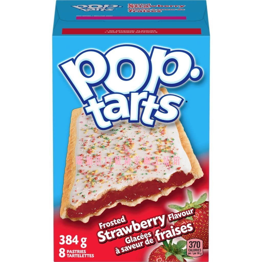 包邮加拿大家乐kelloggpoptarts草莓夹心夹心饼干
