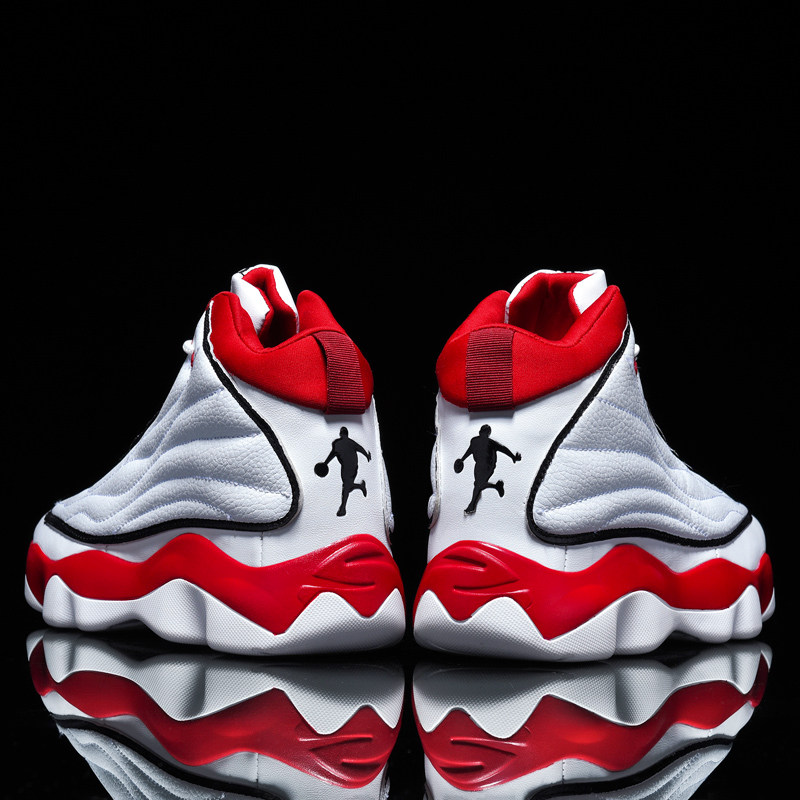 旗舰店官网正品男鞋春秋2022新款aj13高帮红色篮球运动鞋男潮优惠券