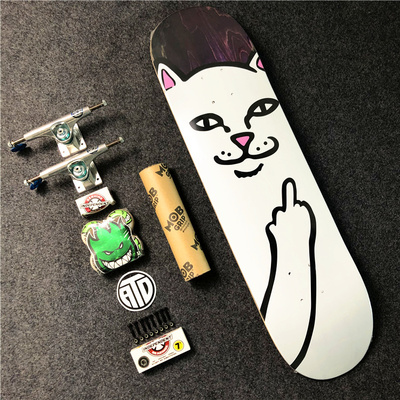 ripndip专业滑板rip n dip贱猫滑板spitfire轮子atd