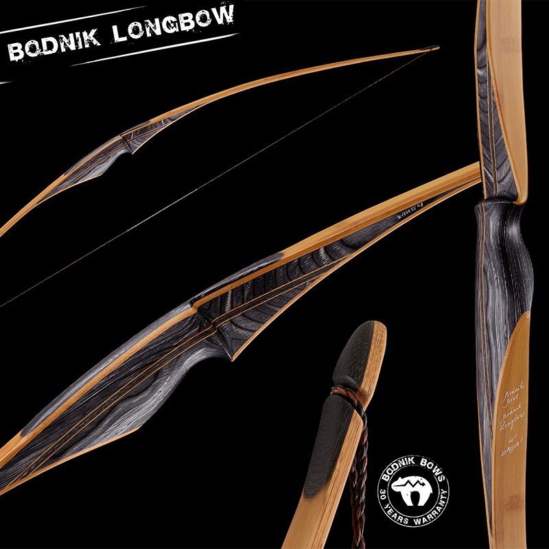 德国熊爪进口美式猎弓箭30085bodniklongbow美猎一体弓长弓三角弓