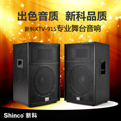 Shinco/新科 KTV-915专业落地15寸KTV广场会议演出舞台音响配支架