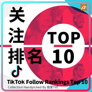 TIKTOK关注排名TOP10帐护合集