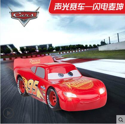 迪士尼赛车总动员3闪电麦坤造型声光动感赛车118大号麦昆玩具车