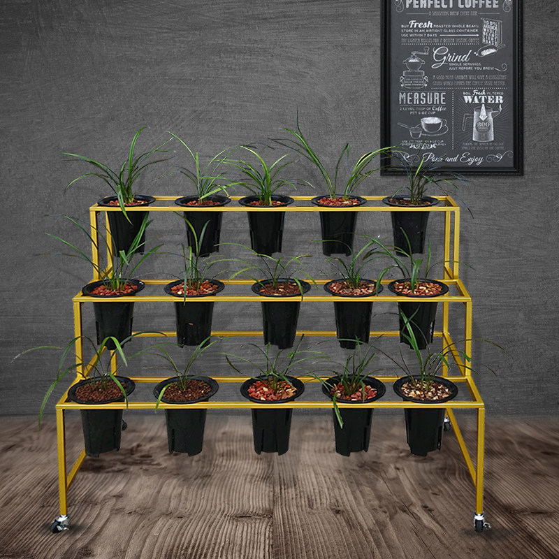 北欧兰花专用架子阳台客厅多层花盆架绿萝吊兰绿植架室内外置物架