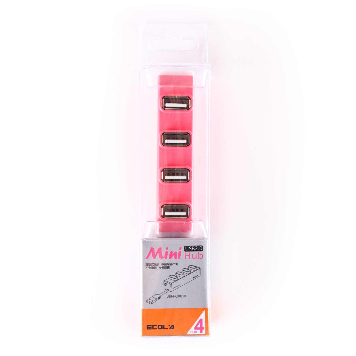 宜客莱(ECOLA)USB分线器 直插式4口USB集线器 USB-HUB02PK粉色|msdalam kategori Aksesori Digital 3C, komputer USB Zhou Bian, USB HUB/Wang - dari Buy2taobao.com untuk memberikan perkhidmatan ejen Taobao profesional membeli