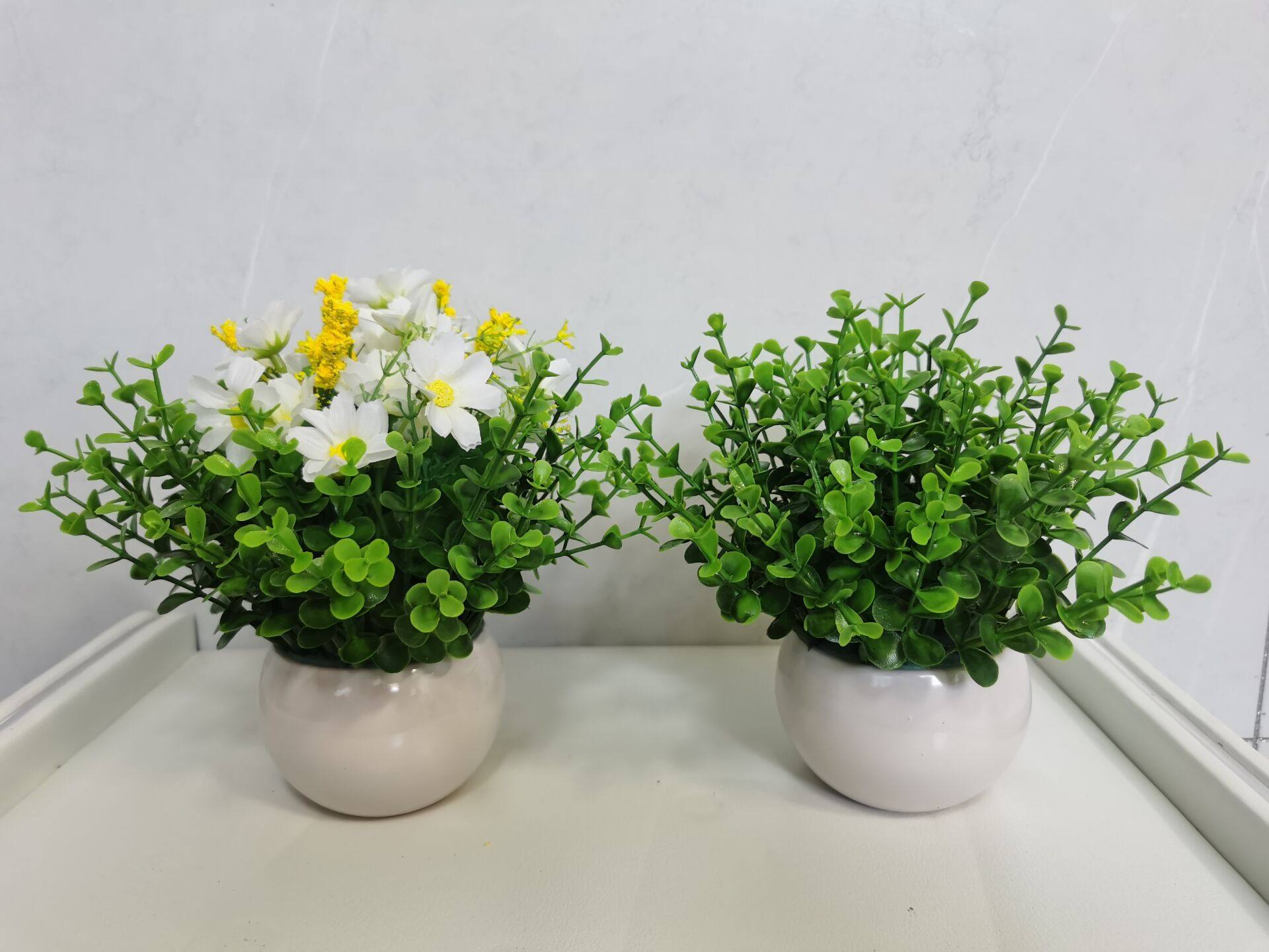 仿真绿植小盆栽家居客厅摆设书桌迷你装饰假花塑料假植物米兰包邮