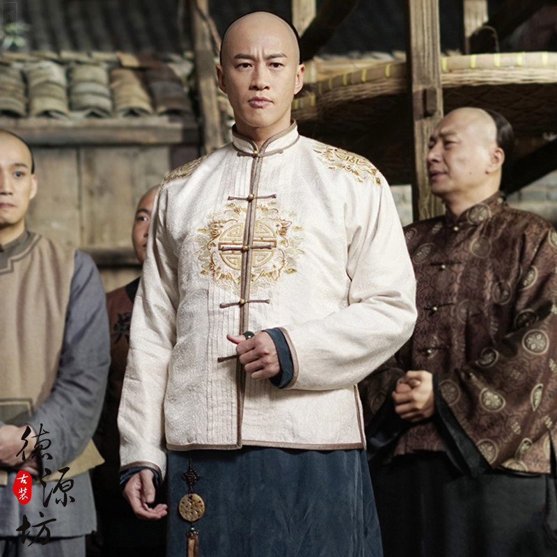 那年花开月正圆何润东同款民国古装男清朝公子少爷书生服长衫长袍