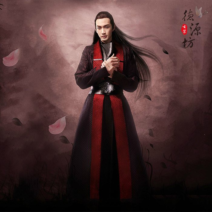 包邮 影视古装新款古装三生三世十里桃花 夜华同款古装男士侠客演出