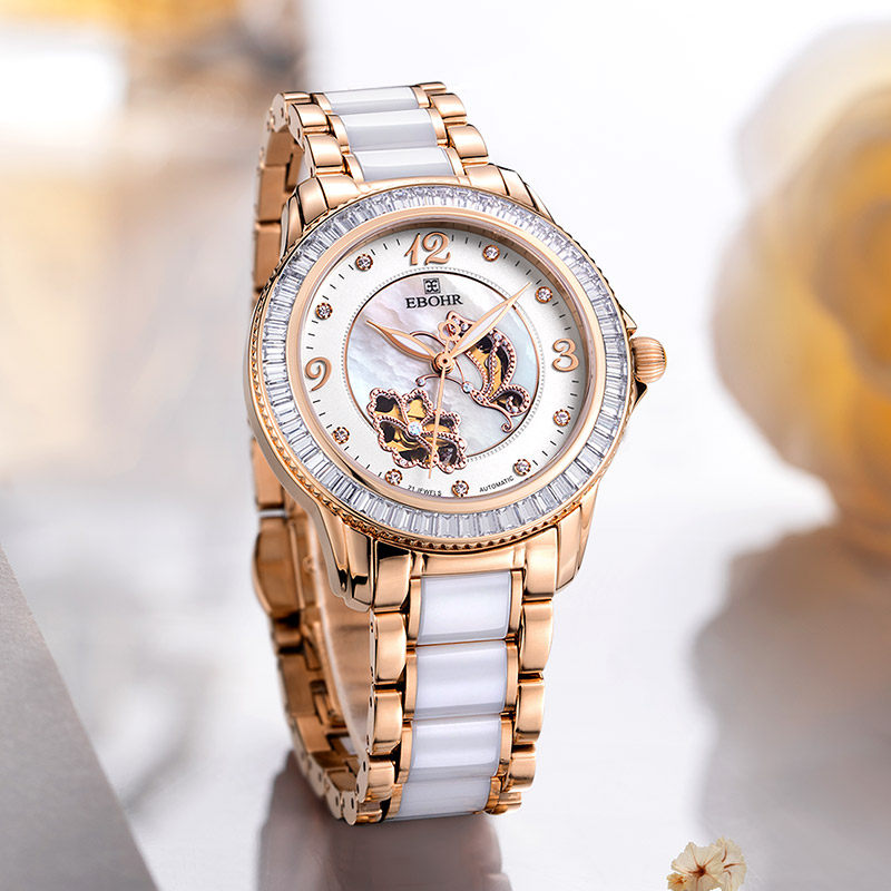 依波女士手表正品国产腕表高级感轻奢小众名牌机械女款手表1088