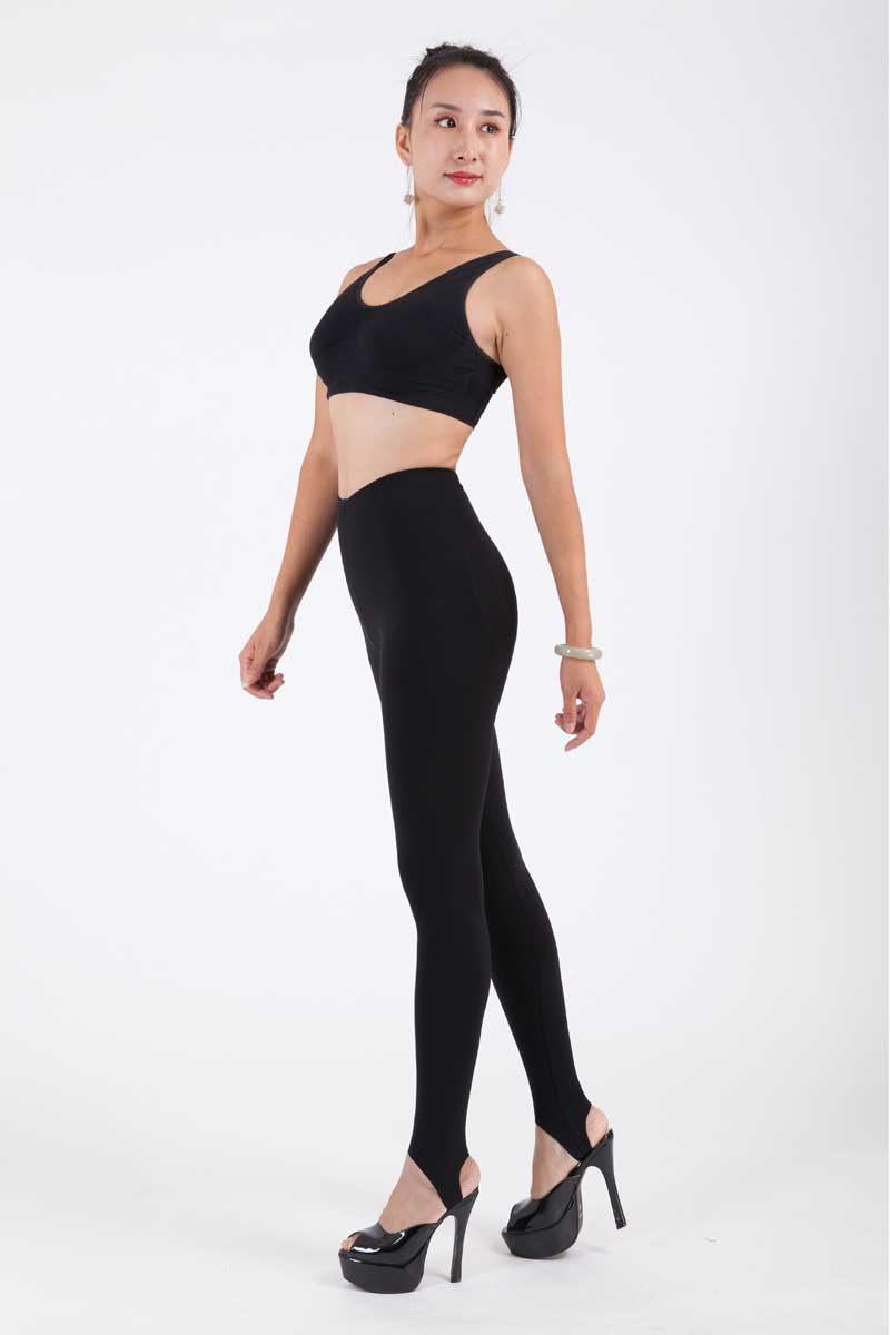 朗瑞正品新款芭比裤女韩版显瘦打底裤踩脚裤单层光面脚踩裤皮8309