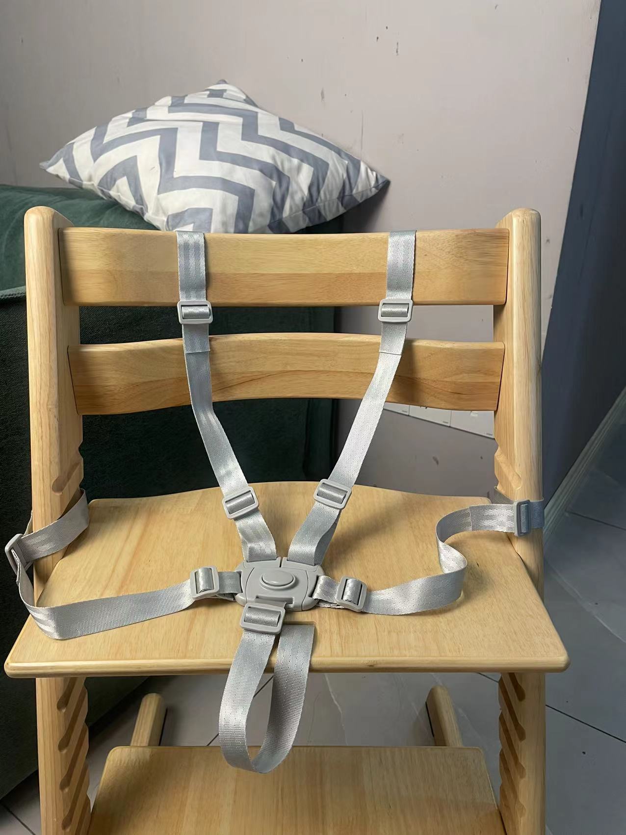 适合stokke成长椅子儿童餐椅五点安全带绑带木头餐椅保险带TT