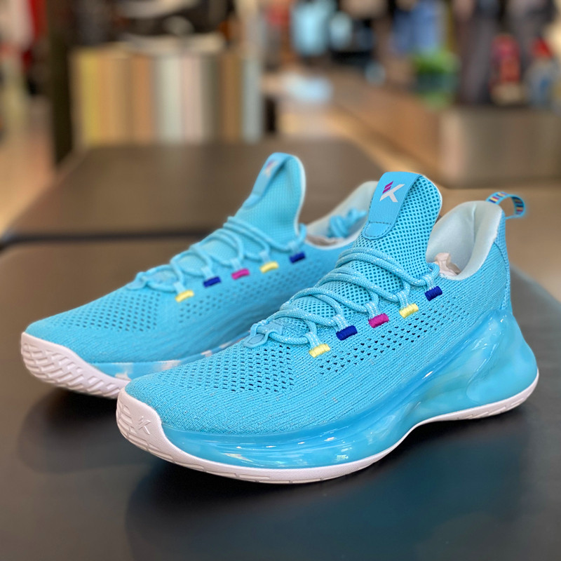 篮球鞋安踏_安踏轻骑兵四代篮球鞋男2020夏季新款kt4-light汤普森nba