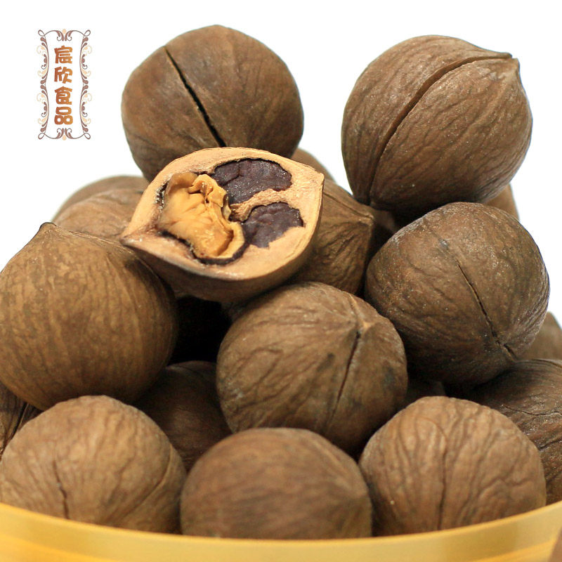 2019年新货临安山核桃椒盐味手工炒杭州特产小核桃非手剥500g包邮