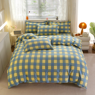 纯棉被套100全棉被罩150x200x230被单人学生宿舍单人被套床上用品