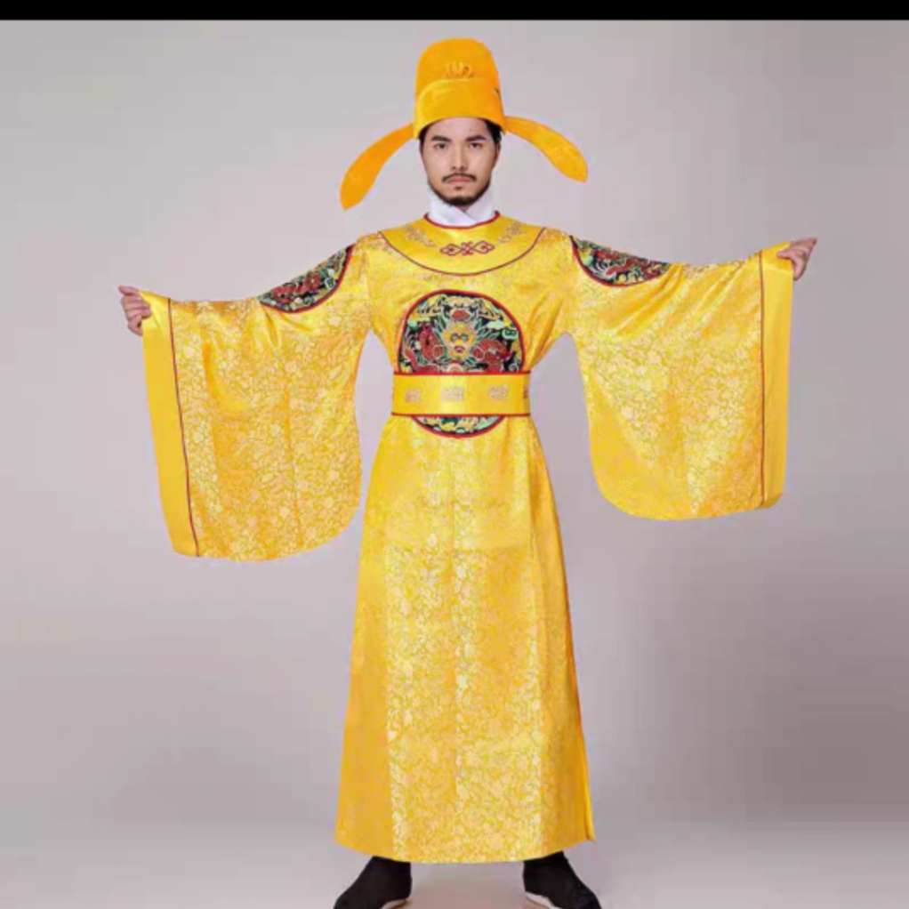 古装皇帝唐朝唐玄宗唐太宗李世民演出服装帝王龙袍戏服演出服出租