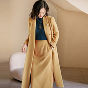 Xinyuquan's new original wool coat solid color shows thin woolen skirt suit temperament women's two-piece tide