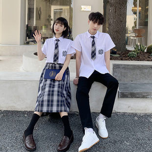 高中生班服夏季套装韩版学生制服 ins学院风初中校服裙子毕业合照